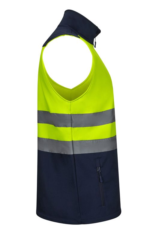 Chaleco soft shell bicolor av