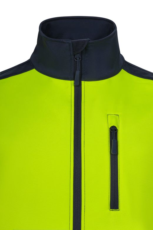 Chaleco soft shell bicolor av