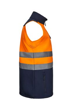 Chaleco soft shell bicolor av