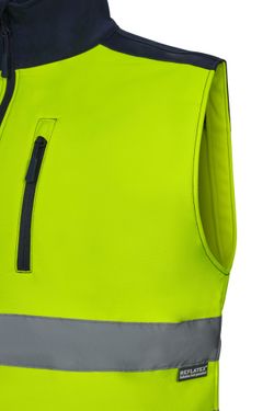 Chaleco soft shell bicolor av