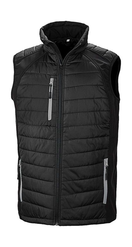 Gepolsterte Softshell-Weste