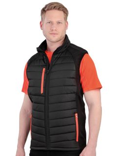 Gepolsterte Softshell-Weste