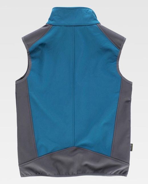 Graue Stewardess kombinierte Softshell-Weste