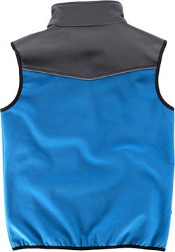 Chaleco Softshell Combinado Celeste Gris