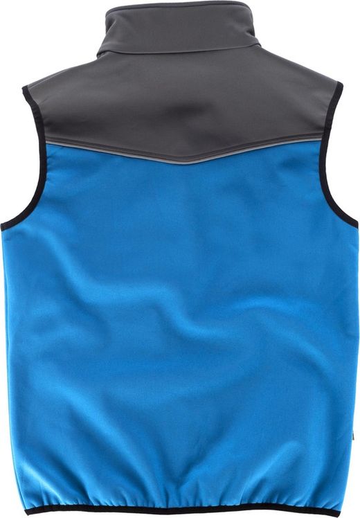 Chaleco Softshell Combinado Celeste Gris