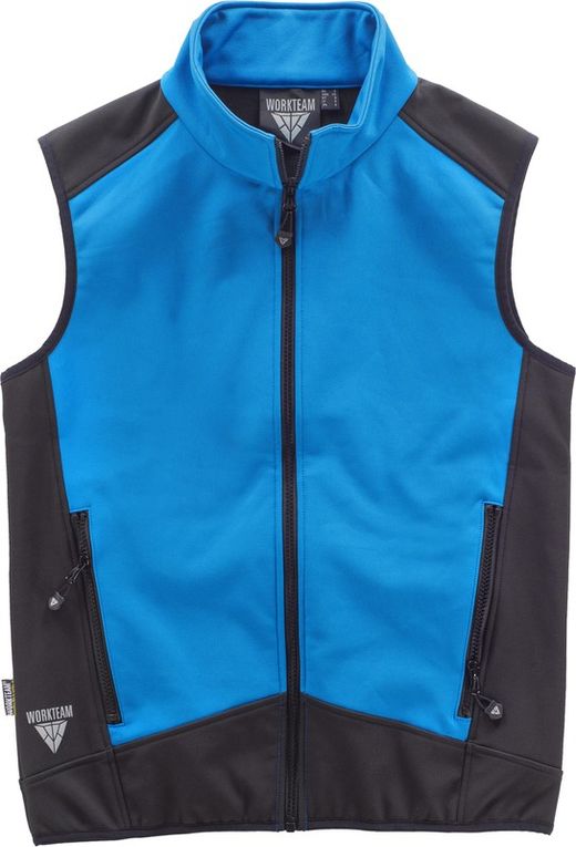 Jaqueta Softshell combinada Light Blue Black