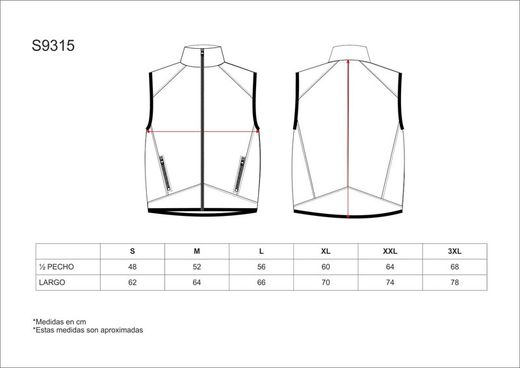 Chaleco Softshell Combinado Negro Rojo