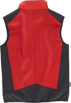 Rot Schwarz Kombinierte Softshell Weste