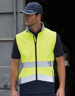 Druckbare Sicherheits-Softshell-Weste