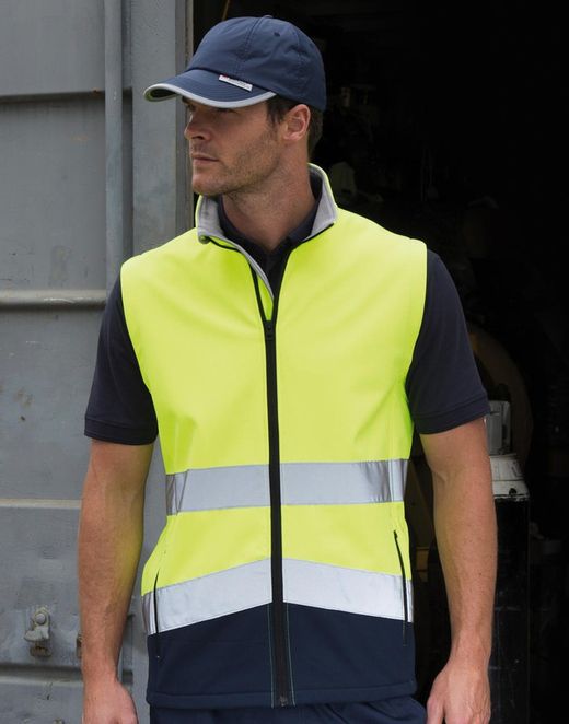 Druckbare Sicherheits-Softshell-Weste