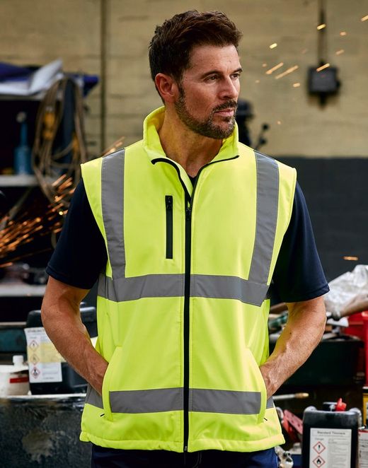 Fluo Softshell Weste