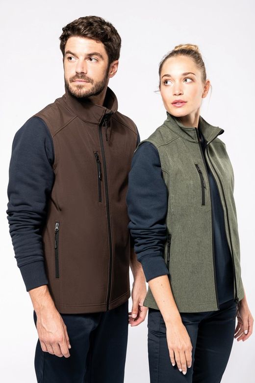 UOMO DI GILET SOFTSHELL