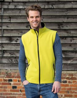 Gilet da uomo softshell stampabile