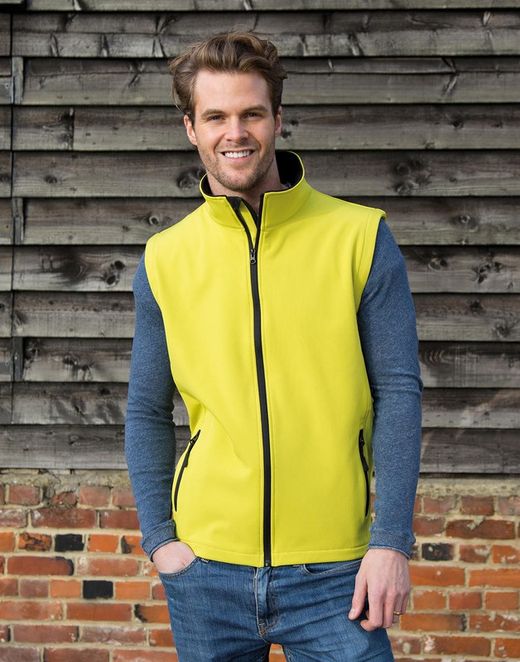 Gilet da uomo softshell stampabile