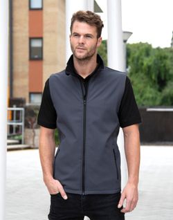 Gilet da uomo softshell stampabile