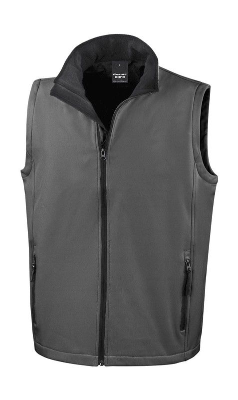 Gilet da uomo softshell stampabile