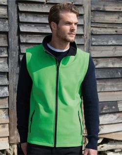 Gilet da uomo softshell stampabile