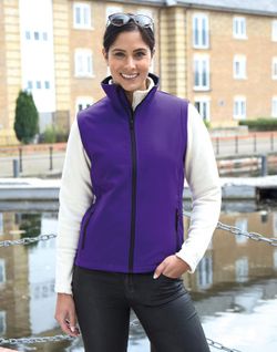 Damen Softshell bedruckbare Weste