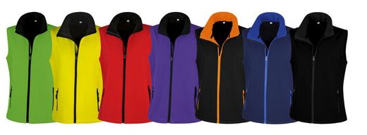 Damen Softshell bedruckbare Weste