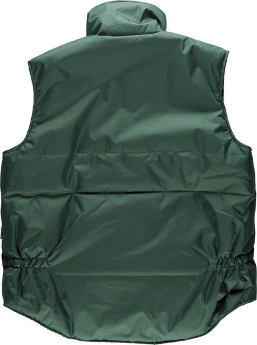 Oxford gewebte Weste, gepolstert, Multi-Pocket Green