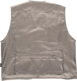 Chaleco safari multibolsillos Beige