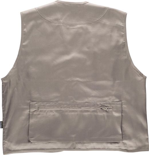 Chaleco safari multibolsillos Beige