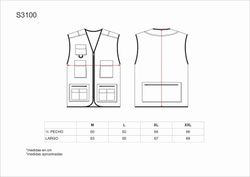 Chaleco safari multibolsillos Verde