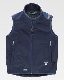Chaleco Workshell combinado Color Marino+Azafata