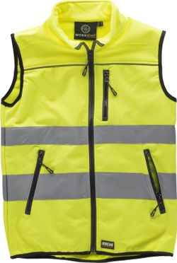 Chaleco workshell de alta visibilidad Amarillo
