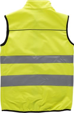Warnschutz-Arbeitsschalenweste, reflektierende Bänder in verschiedenen Größen EN ISO 20471: 2013 Yellow AV