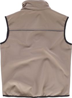 Schlichte Workshell-Weste Beige