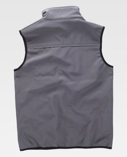 Schlichte Workshell-Weste Grau