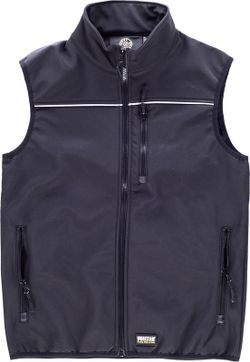 Chaleco workshell liso Negro