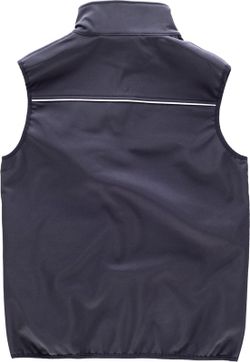 Colete de trabalho liso preto