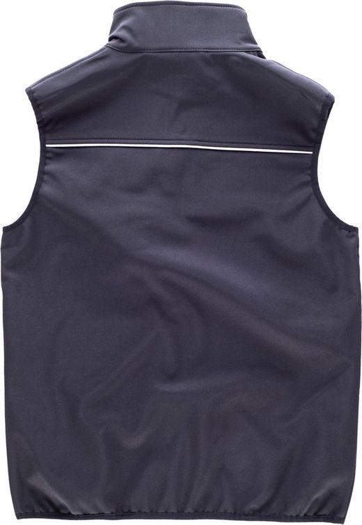 Colete de trabalho liso preto