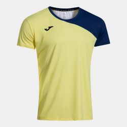 Challenge Deuce Short Sleeve T-Shirt Yellow Navy Blue