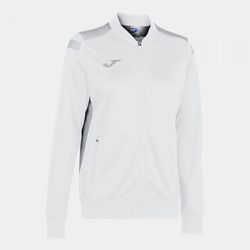 Championship Vi Full Zip Sweatshirt White Gray