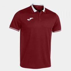 Championship Vi Short Sleeve Polo Burgundy White