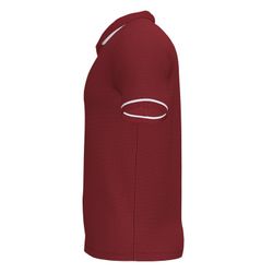 Championship Vi Short Sleeve Polo Burgundy White