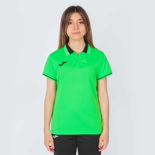 Championship Vi Short Sleeve Polo Fluor Green Black