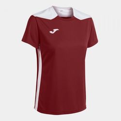 Championship Vi Short Sleeve T-Shirt Burgundy White