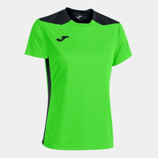 T-shirt a maniche corte Championship Vi verde fluo nera