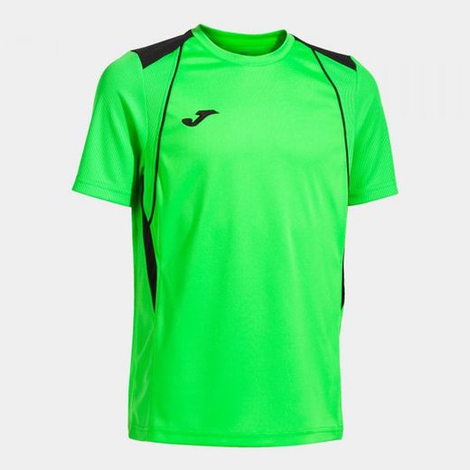 Championship Vii Short Sleeve T-Shirt Fluor Green Black