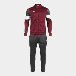 Heroic Tracksuit Burgundy Dark Gray