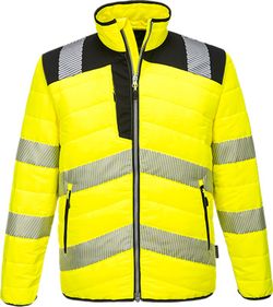 Chaqueta acolchada de alta visibilidad PW3