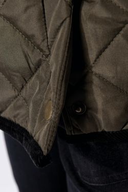 Casaco acolchoado losango para homem