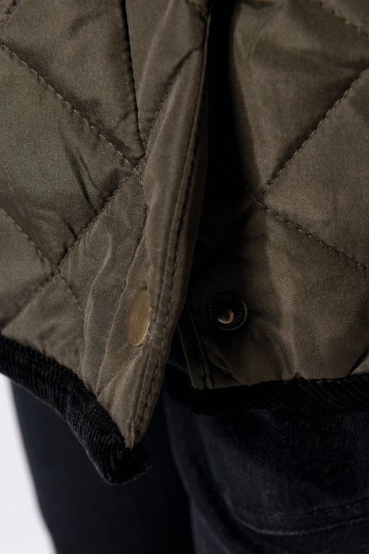 Casaco acolchoado losango para homem