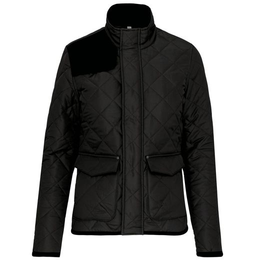 Casaco acolchoado losango para homem