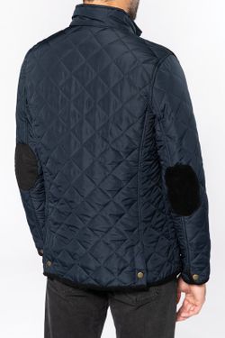 Casaco acolchoado losango para homem