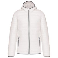 Leichte gepolsterte Herrenjacke mit Kapuze